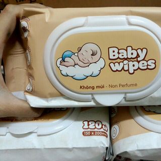 KHĂN GIẤY ƯỚT TRẺ EM BABY WIPES 120 TỜ giá sỉ