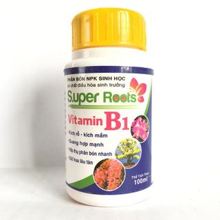 PHÂN BÓN NPK SINH HỌC SUPER ROOTS B1 CHAI 100ML KÍCH MẦM KÍCH RỄ GIỮ HOA LÂU TÀN giá sỉ