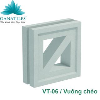 Gạch bông gió Ganatiles VT-06 Vuông chéo