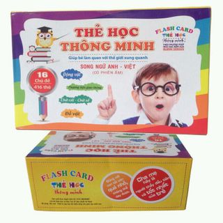 BỘ THẺ HỌC THÔNG MINH 16 CHỦ ĐỀ CHO BÉ giá sỉ