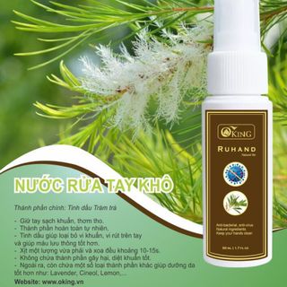 Dung dịch nước rửa tay sát khuẩn tràm trà
