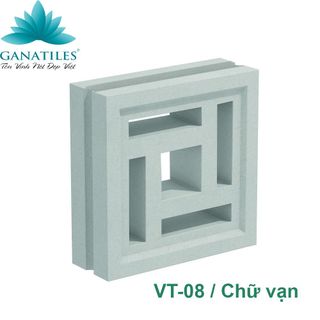 Gạch bông gió Ganatiles VT-08 Chữ vạn
