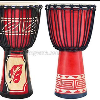 Trống vỗ tay Châu Phi djembe gỗ 10 inch