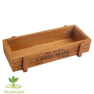 Chậu cây gỗ cổ điển - phong cách