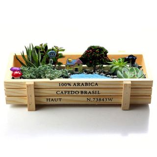 Chậu cây gỗ cổ điển - phong cách