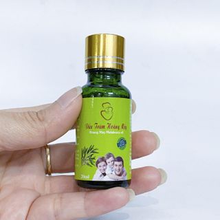 Tinh dầu tràm nguyên chất HOÀNG MÂY chai tròn 20ml cho bé phụ nữ sau sinh và người lớn tuổi