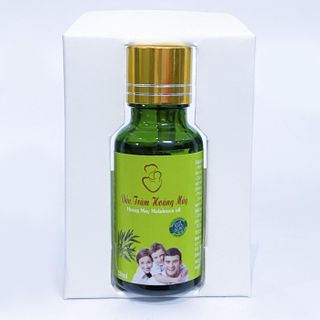 Tinh dầu tràm nguyên chất HOÀNG MÂY chai tròn 20ml cho bé phụ nữ sau sinh và người lớn tuổi