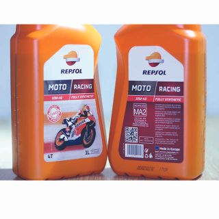 Nhớt tổng hợp 100 cho xe số exciter Winner mô tô PKL PKN Repsol Racing 10W40 1L- Nhập Tây Ban Nha