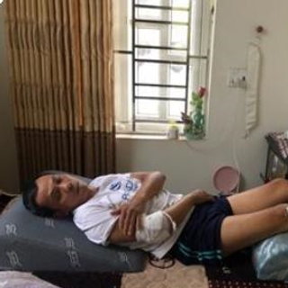 Gối chống trào ngược dạ dày người lớn 16cm bo tròn