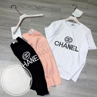 Áo phông nữ thêu chữ CN thời trang