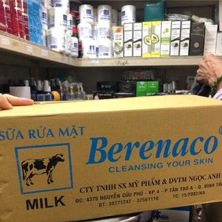 Sữa rửa mặt trắng da sữa bò Berenaco Cleansing Your Skin 150ml