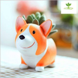 Chậu cây Corgi Vui Vẻ
