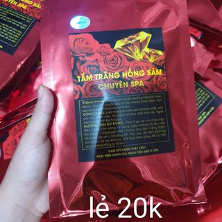 tắm trắng hồng sâm