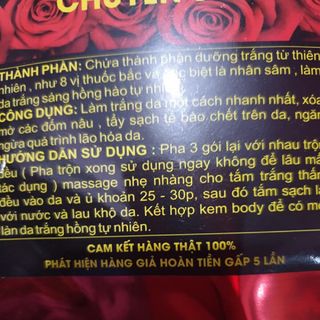tắm trăng hồng sâm cao cấp