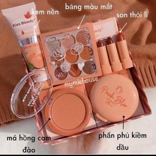 SET BỘ TRANG ĐIỂM 5 MÓN KISS BEAUTY THÁI LAN giá sỉ