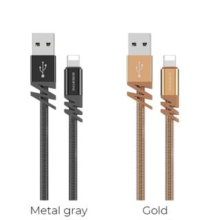 Dây Cáp Sạc Thép Không Gỉ BX27 Borofone Cổng Lightning