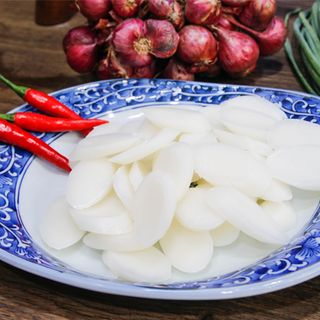 500g Bánh Gạo Tokbokki Cắt Lát Green Foods Hàn Quốc