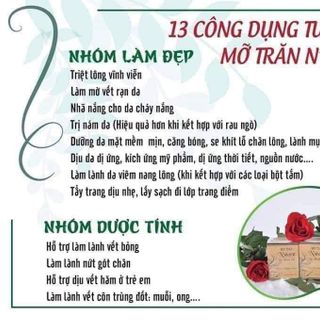 Trị nám - mụn - mẩn ngứa - bỏng cùng MỠ TRĂN