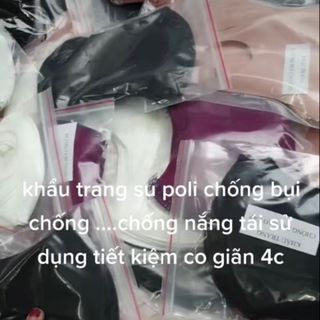 Khẩu trang vải supoli tái sử dụng nhiều lần