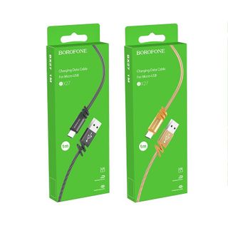 Dây Cáp Sạc Thép Không Gỉ BX27 Borofone Cổng Micro