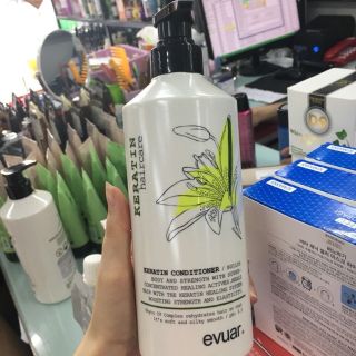 Cặp Dầu gội và dầu xả Evuar keratin 795ml giá sỉ