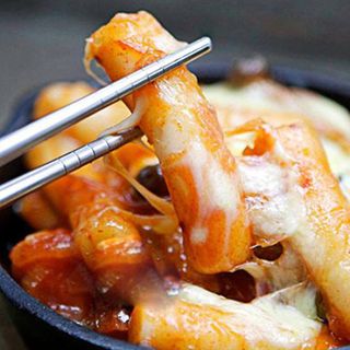 500g Bánh Gạo tokbokki Green Foods Nhân Phô Mai Hàn Quốc