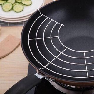 Vỉ Gác Chảo Chiên Bằng Inox