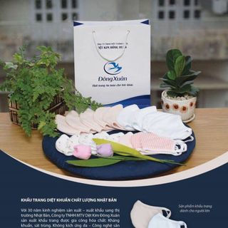 KHẨU TRANG KHÁNG KHUẨN DỆT KIM ĐÔNG XUÂN