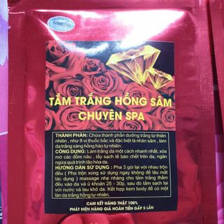 tắm trắng hồng sâm spa cao cấp