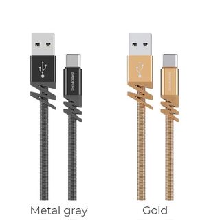 Dây Cáp Sạc Thép Không Gỉ BX27 Borofone Cổng Type C