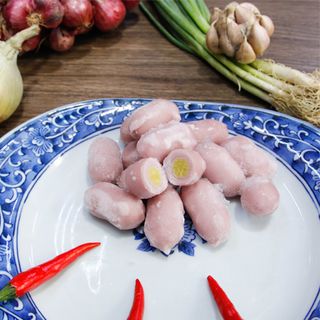 500g Bánh Gạo tokbokki Green Foods Nhân Khoai Lang Hàn Quốc