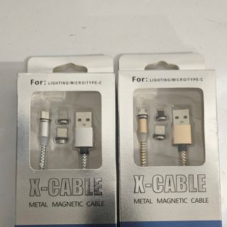 Giá ưu đãi Cáp sạc từ hút nam châm đầu Iphone micro USB Type C xoay 360 độ dây dùcó LED cao cấp