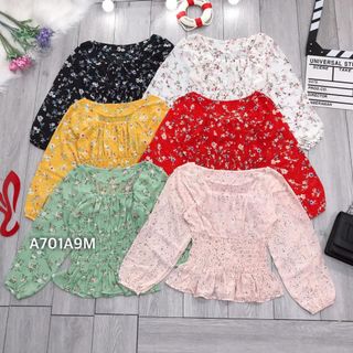 ÁO HOA PEPLUM BO