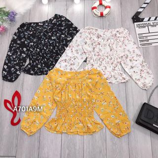 ÁO HOA PEPLUM BO