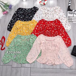 ÁO HOA PEPLUM BO