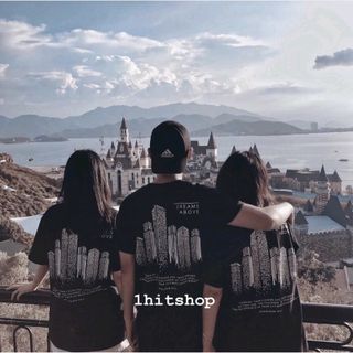 Áo Thun Unisex Tay Lỡ Toà Nhà Cao Ốc