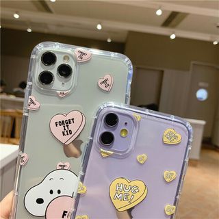 Ốp TRONG SILICON tim cún