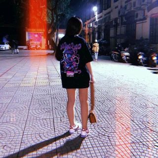 Áo Thun Unisex Tay Lỡ Xo Xo Xo