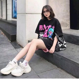 Áo Thun Unisex Tay Lỡ Thỏ Bad Rabbit