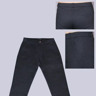 Quần Dài Thun in 1 Nút Dây Kéo Lưng Cao Tts Dth02