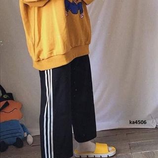 Quần ống rộng 3 sock from to nam nữ mặc được