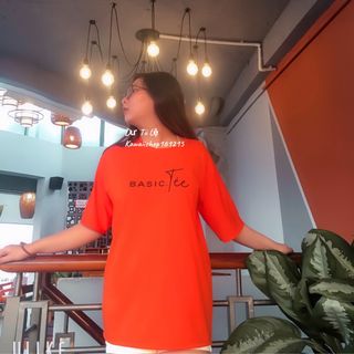 Áo thun basic tee 2 màu form rộng có màu trắng