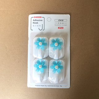 Móc dán tường bông hoa-MS D02