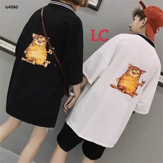 Áo nam nữ phông thụng mèo