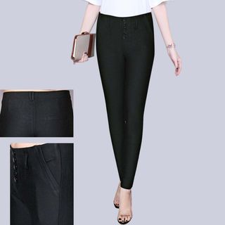 Quần Dài Thun Coton 5 Nút Đứng Lưng Cao Tts Dth05