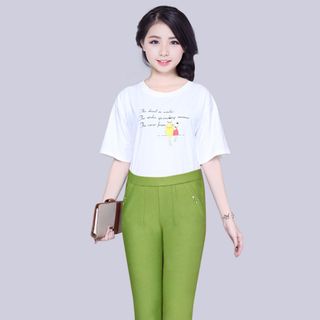 Quần Dài Thun Coton Lưng Chum 2 Nút Túi Tts Dth06