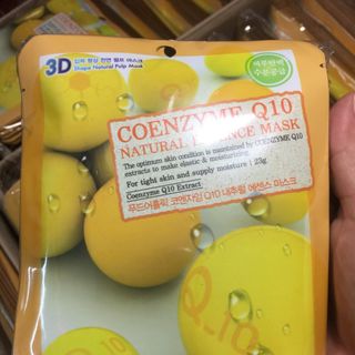 [Auth-Hàn]10 Miếng Mặt Nạ Coenzyme Q10 3D Foodaholic Hàn Quốc