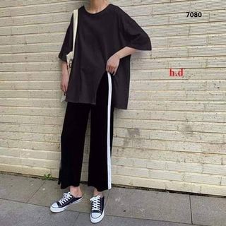 Sét bộ áo xẻ quần 2 rót