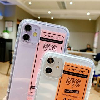 Ốp lưng TRONG MÃ VẠCH BTS màu