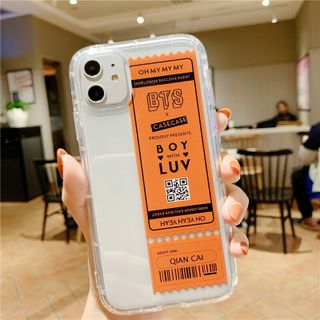 Ốp lưng TRONG MÃ VẠCH BTS màu